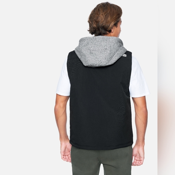 Men's Small Hurley Collin Hooded Vest - Picture 8 of 8